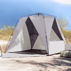 Cette tente de plage vous offre, à vous ainsi qu'à vos amis, un abri douillet pendant les fortes chaleurs de l'été, ou bien v ...