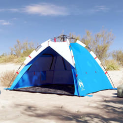 Tente de plage 3 personnes libération rapide imperméable - Vidaxl