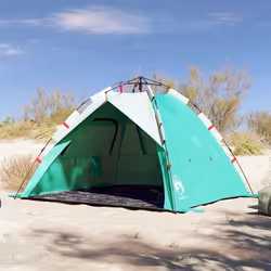 vidaXL Tente de plage 3 personnes libération rapide imperméable