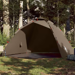 vidaXL Tente de pêche 4 personnes vert olive libération rapide