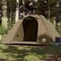 vidaXL Tente de pêche 4 personnes vert olive libération rapide