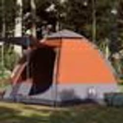 vidaXL Tente de camping cabine 4 personnes libération rapide