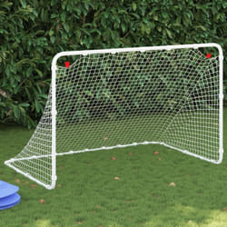 Vidaxl - But de football blanc 122x81x81 cm acier