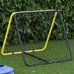 Vidaxl - Filet de rebond de football double face réglable jaune et noir