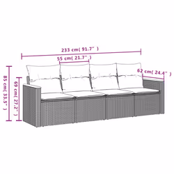 VidaXL 3258180 ensemble de meubles de jardin