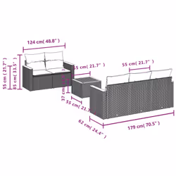 VidaXL 3258184 ensemble de meubles de jardin