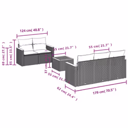 VidaXL 3258188 ensemble de meubles de jardin