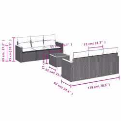 VidaXL 3258191 ensemble de meubles de jardin