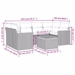 VidaXL 3258198 ensemble de meubles de jardin
