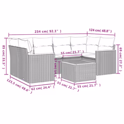 VidaXL 3258202 ensemble de meubles de jardin