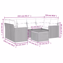 VidaXL 3258203 ensemble de meubles de jardin