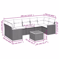 VidaXL 3258212 ensemble de meubles de jardin