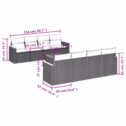 VidaXL 3258219 ensemble de meubles de jardin