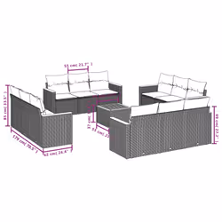 VidaXL 3258238 ensemble de meubles de jardin