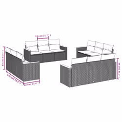 VidaXL 3258244 ensemble de meubles de jardin