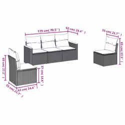 VidaXL 3258255 ensemble de meubles de jardin
