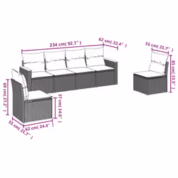 VidaXL 3258268 ensemble de meubles de jardin