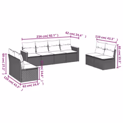 VidaXL 3258292 ensemble de meubles de jardin