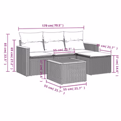 VidaXL 3258306 ensemble de meubles de jardin