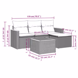 VidaXL 3258313 ensemble de meubles de jardin