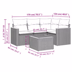 VidaXL 3258341 ensemble de meubles de jardin