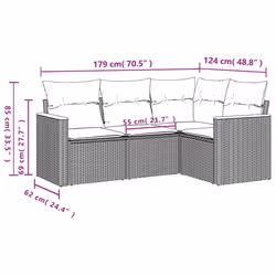 VidaXL 3258342 ensemble de meubles de jardin