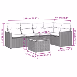 VidaXL 3258346 ensemble de meubles de jardin