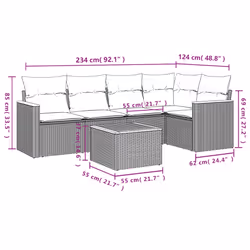 VidaXL 3258348 ensemble de meubles de jardin