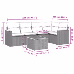 VidaXL 3258349 ensemble de meubles de jardin