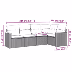 VidaXL 3258350 ensemble de meubles de jardin