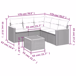 VidaXL 3258362 ensemble de meubles de jardin