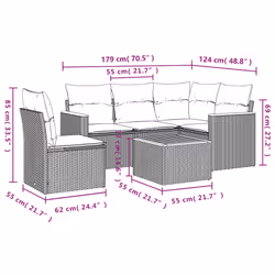 VidaXL 3258374 ensemble de meubles de jardin