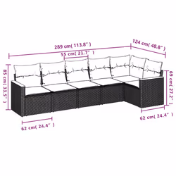 VidaXL 3258392 ensemble de meubles de jardin