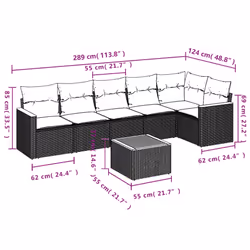 VidaXL 3258394 ensemble de meubles de jardin
