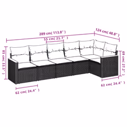 VidaXL 3258397 ensemble de meubles de jardin