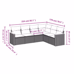 VidaXL 3258406 ensemble de meubles de jardin