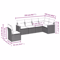VidaXL 3258419 ensemble de meubles de jardin