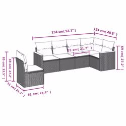 VidaXL 3258422 ensemble de meubles de jardin