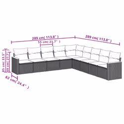 VidaXL 3258461 ensemble de meubles de jardin