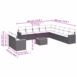 VidaXL 3258531 ensemble de meubles de jardin
