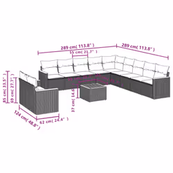 VidaXL 3258532 ensemble de meubles de jardin