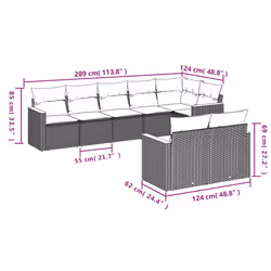 VidaXL 3258549 ensemble de meubles de jardin