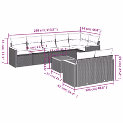 VidaXL 3258553 ensemble de meubles de jardin - Vue supplémentaire 3