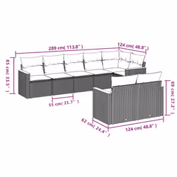 VidaXL 3258556 ensemble de meubles de jardin