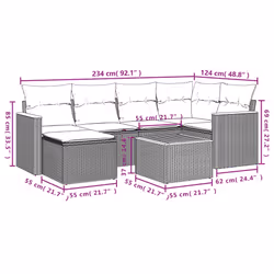 VidaXL 3258586 ensemble de meubles de jardin