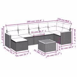 VidaXL 3258591 ensemble de meubles de jardin