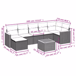 VidaXL 3258595 ensemble de meubles de jardin