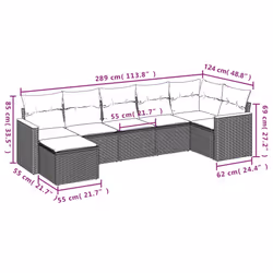 VidaXL 3258600 ensemble de meubles de jardin