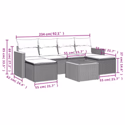 VidaXL 3258618 ensemble de meubles de jardin