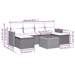 VidaXL 3258623 ensemble de meubles de jardin